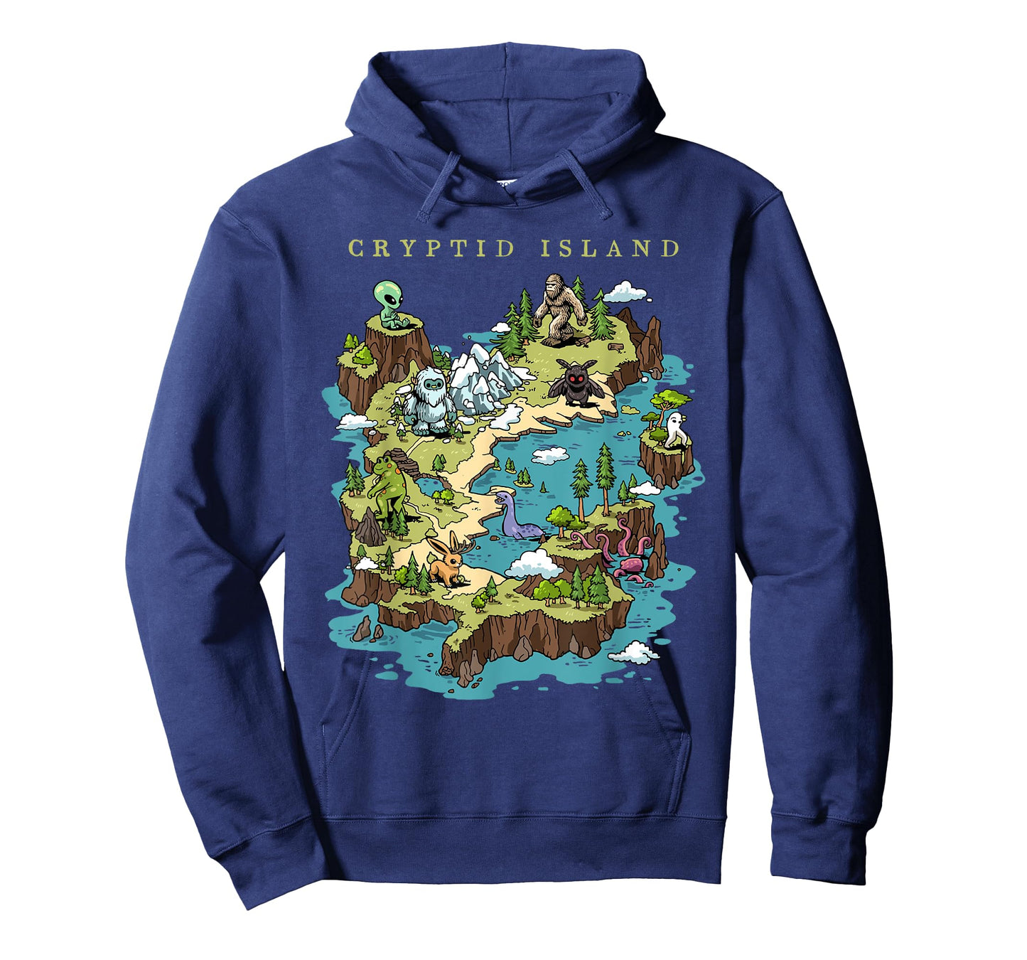 Cryptid Shirt Bigfoot Loch Ness Monster Mothman Jersey Devil T-Shirt