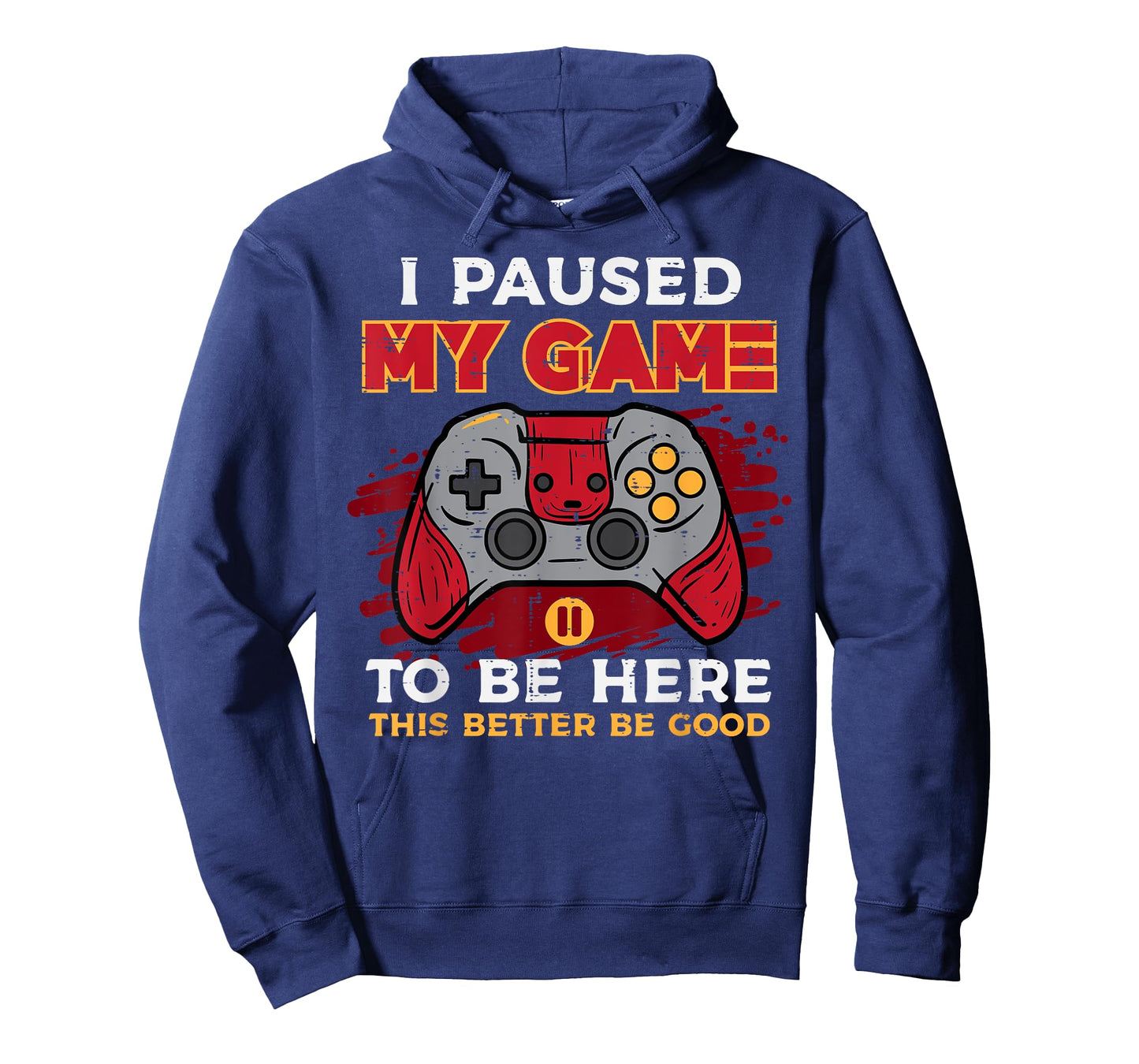Paused My Game To Be Here Gamer Controller Men Boys Kid Teen T-Shirt