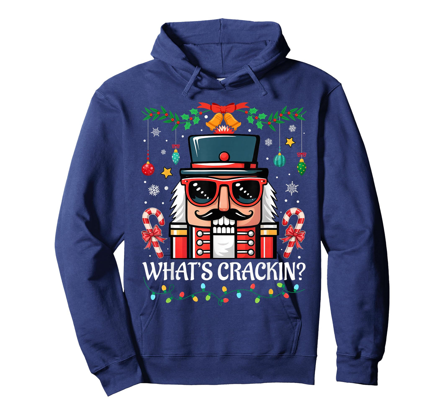 Nutcracker What's Crackin Funny Christmas Men Women Kids T-Shirt