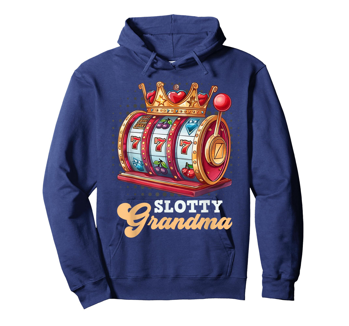 Slot Machine Casino Granny SLOTTY GRANDMA Jackpots T-Shirt