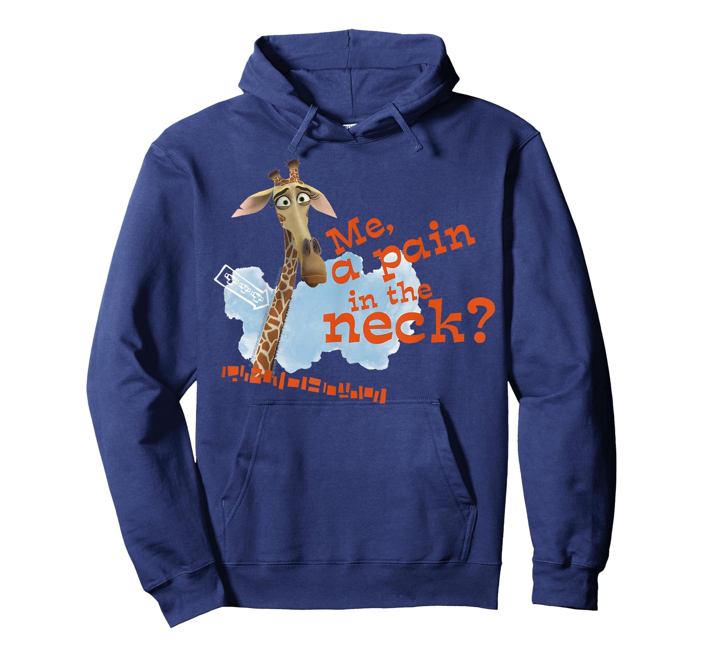 Madagascar Melman Pain In The Neck Text Poster T-Shirt