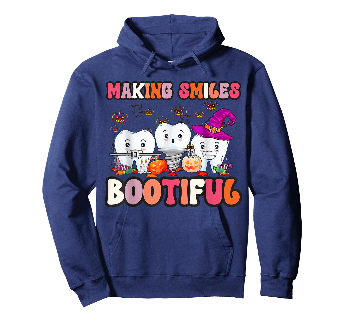 Making Smiles Bootiful Funny Ghost Dentist Halloween Dental T-Shirt