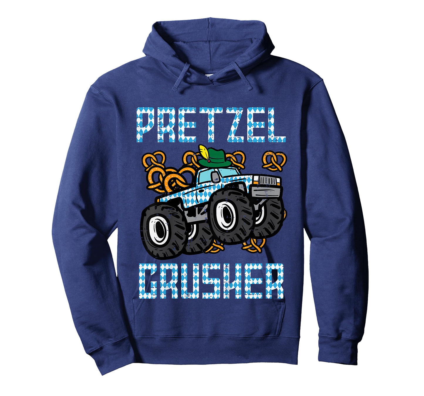Kids Oktoberfest Monster Truck Pretzel Crusher German Boys Kids T-Shirt