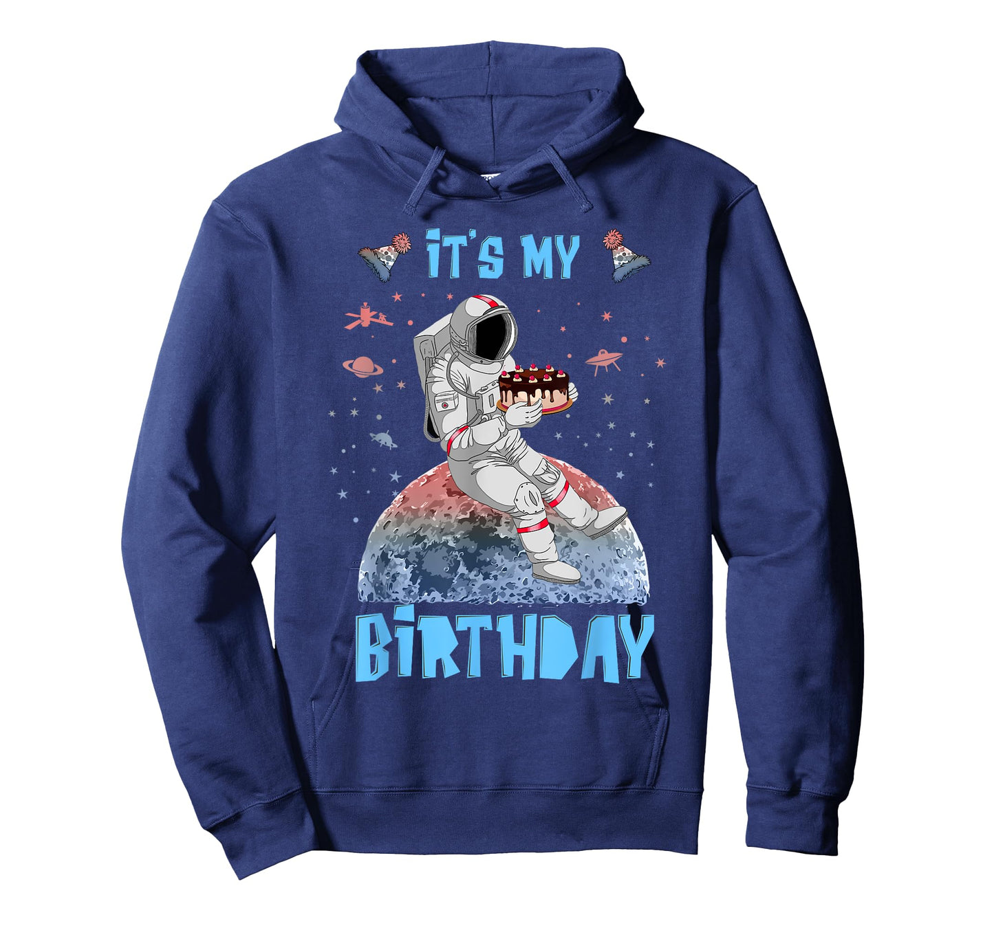 It's My Birthday Astronaut Youth Kids Outer Space Lovers T-Shirt