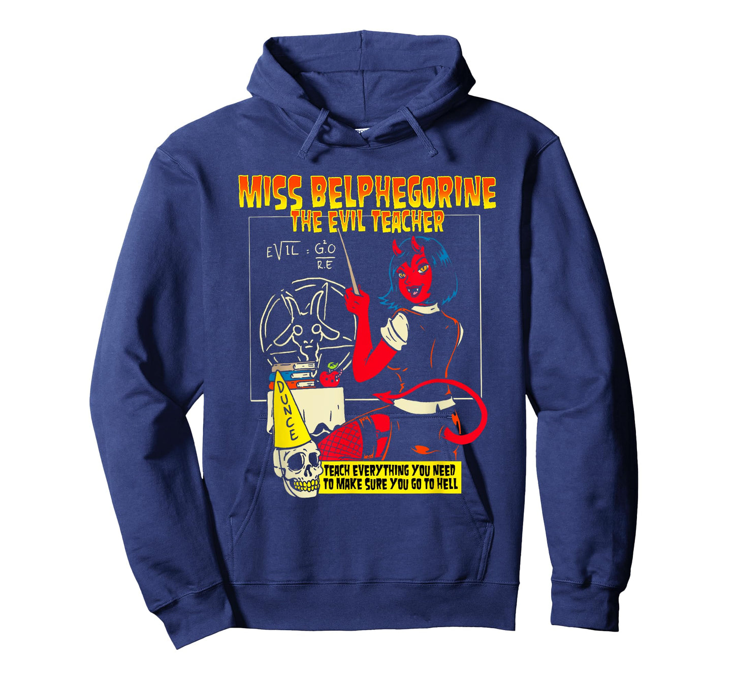 Miss Belphegorine Belphegor Demon Succubus Evil Teacher T-Shirt for Men Women
