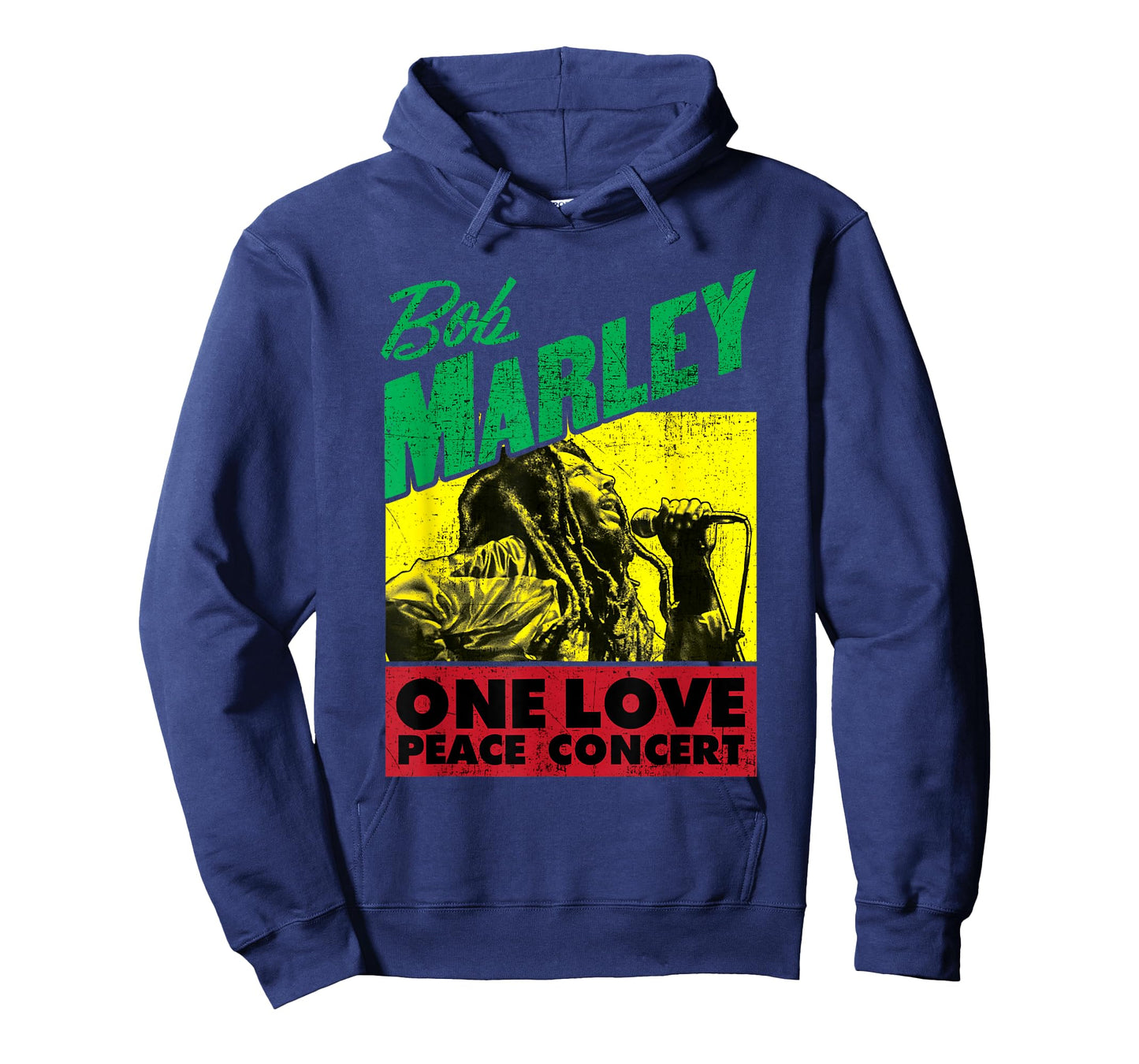 Official Bob Marley One Love Peace Concert T-Shirt