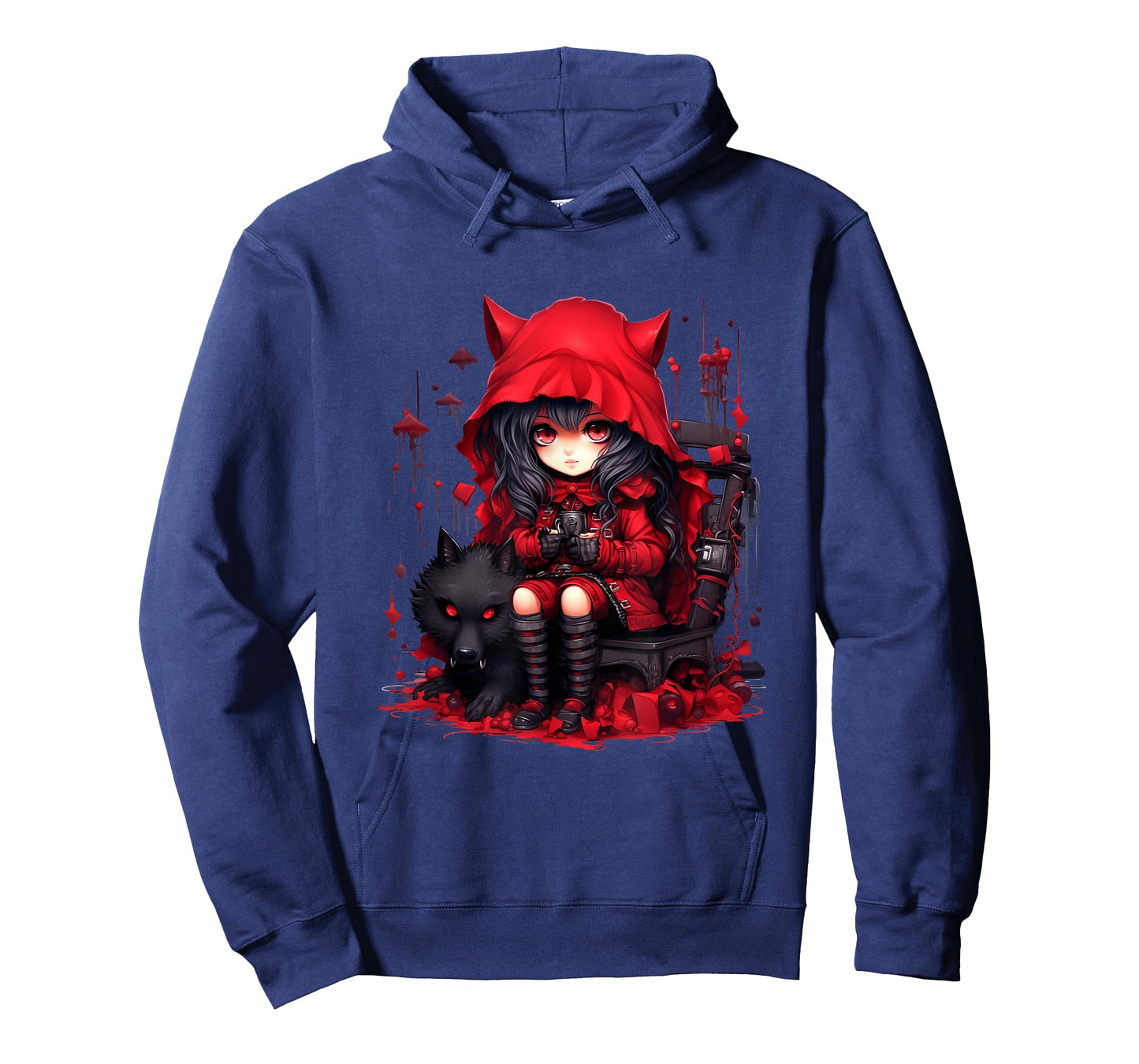 Chibi Little Red Riding Hood & Bad Wolf | Anime Kawaii Style T-Shirt
