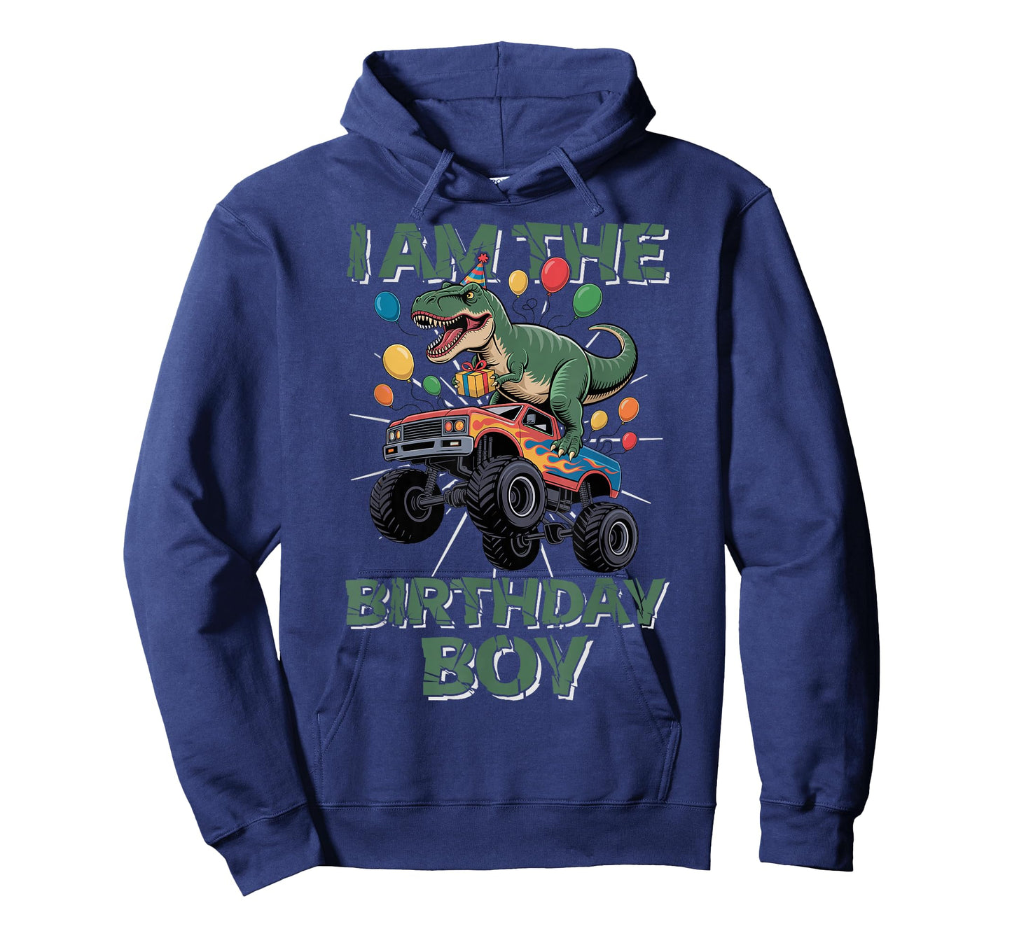 I Am The Birthday Party Outfit Monster Truck Auntie T-Shirt