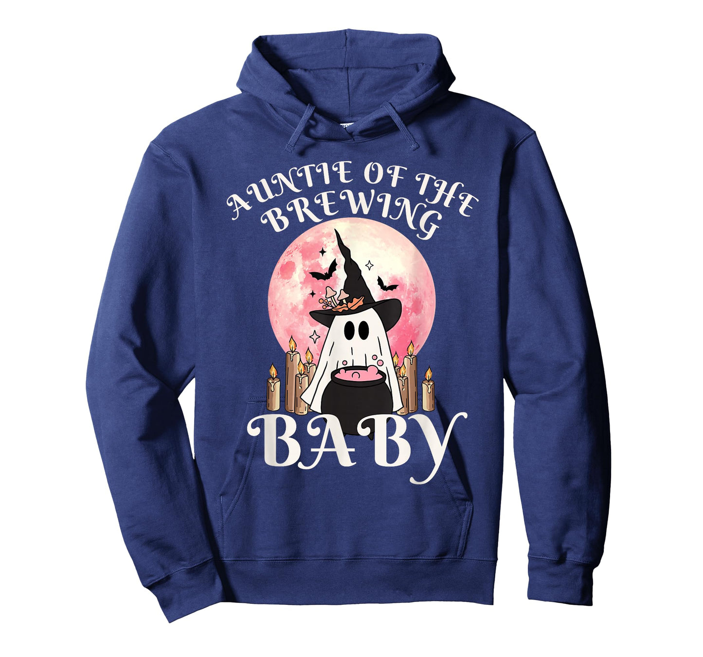 Auntie of The Brewing Baby Halloween Baby Shower T-Shirt