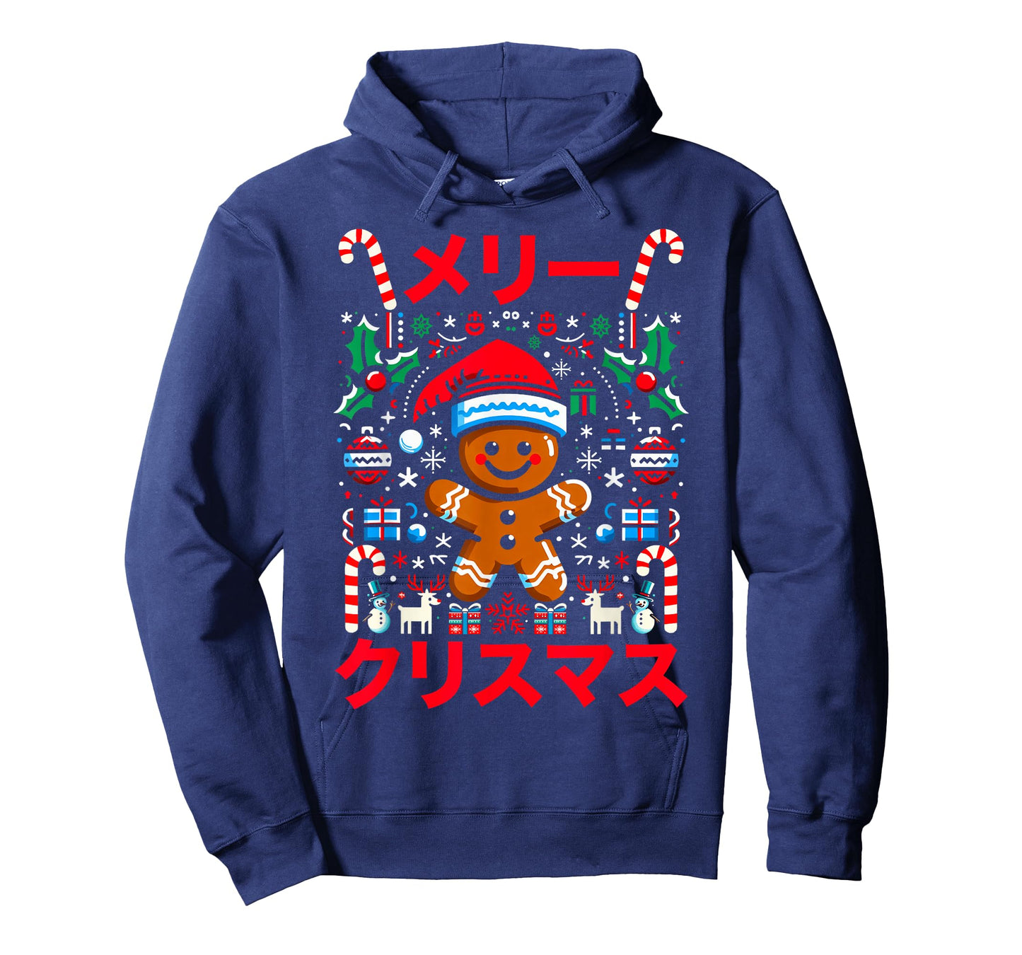 Gingerman Christmas Anime Kawaii Meri Kurisumasu Japanese T-Shirt