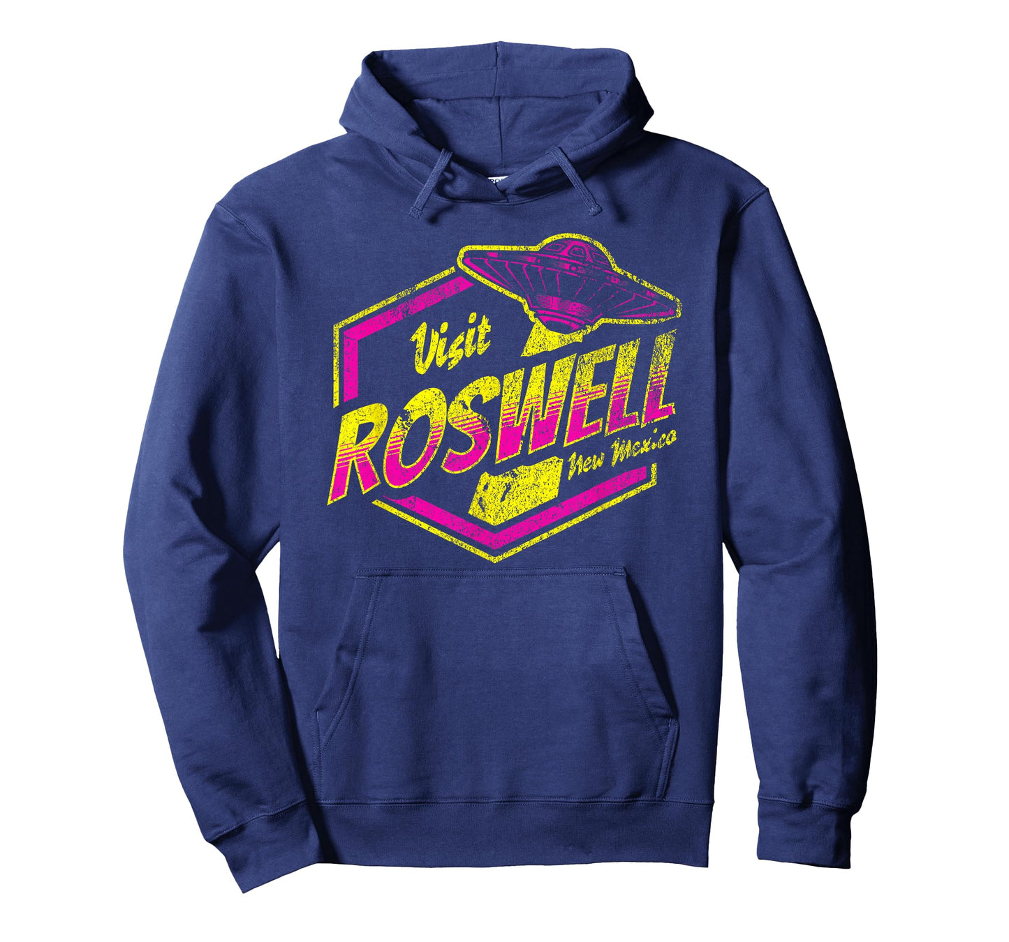 Visit Roswell New Mexico UFO Aliens Retro Area 51 Vacation T-Shirt