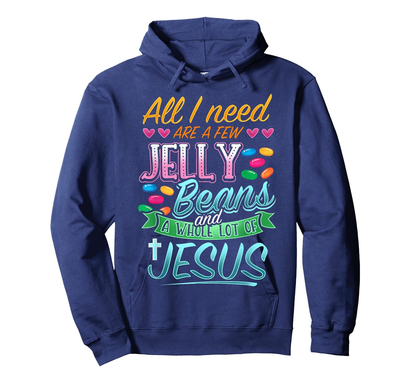 Fun Christian Jelly Bean Candy Lover Easter Jesus Saying T-Shirt