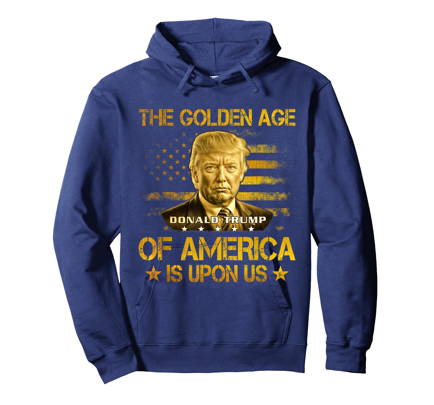 The Golden Age Of America Is Upon Us Funny Trump Gold T-Shirt
