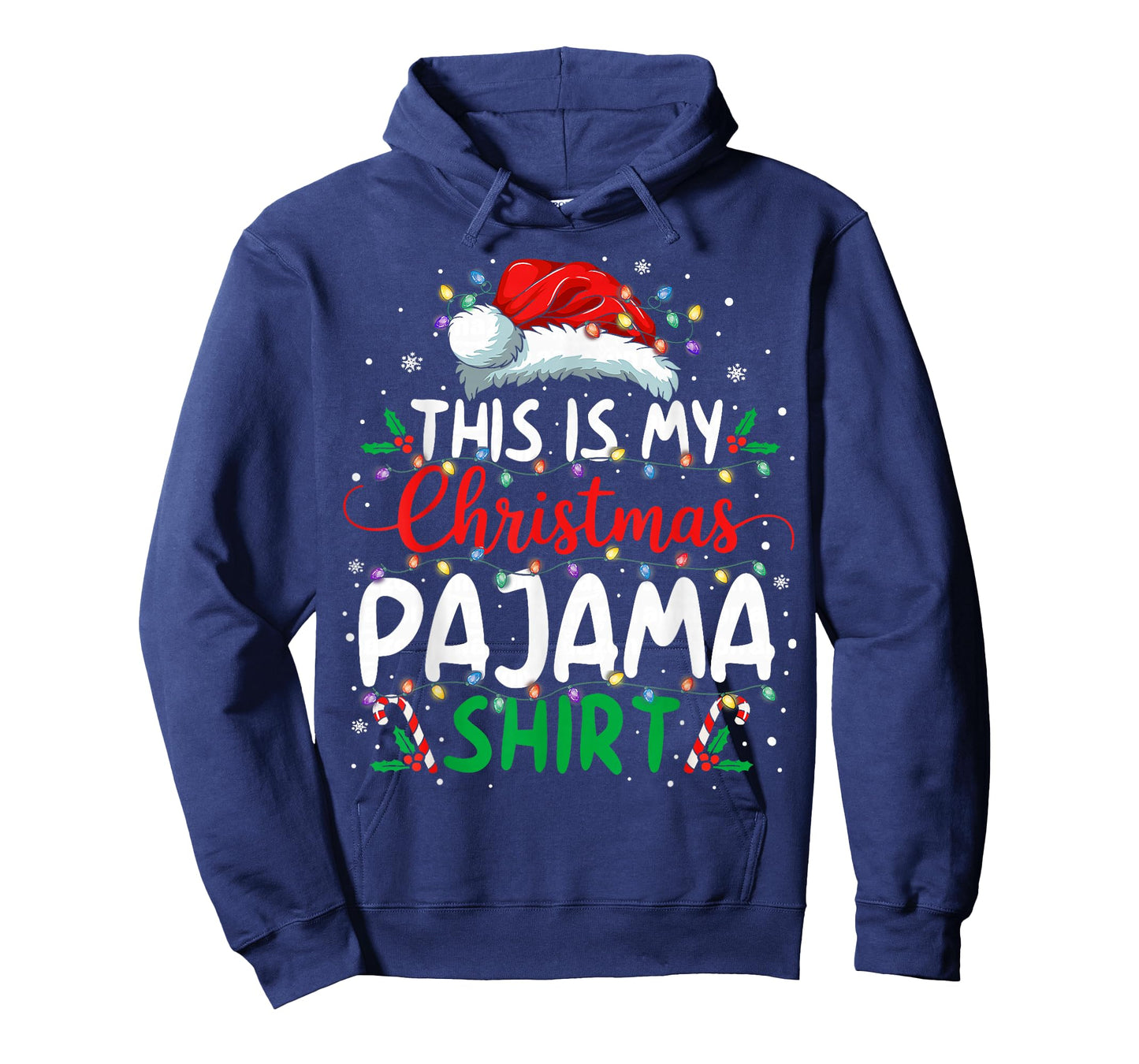This is My Christmas Pajama Shirt Funny Xmas PJs Men Women T-Shirt