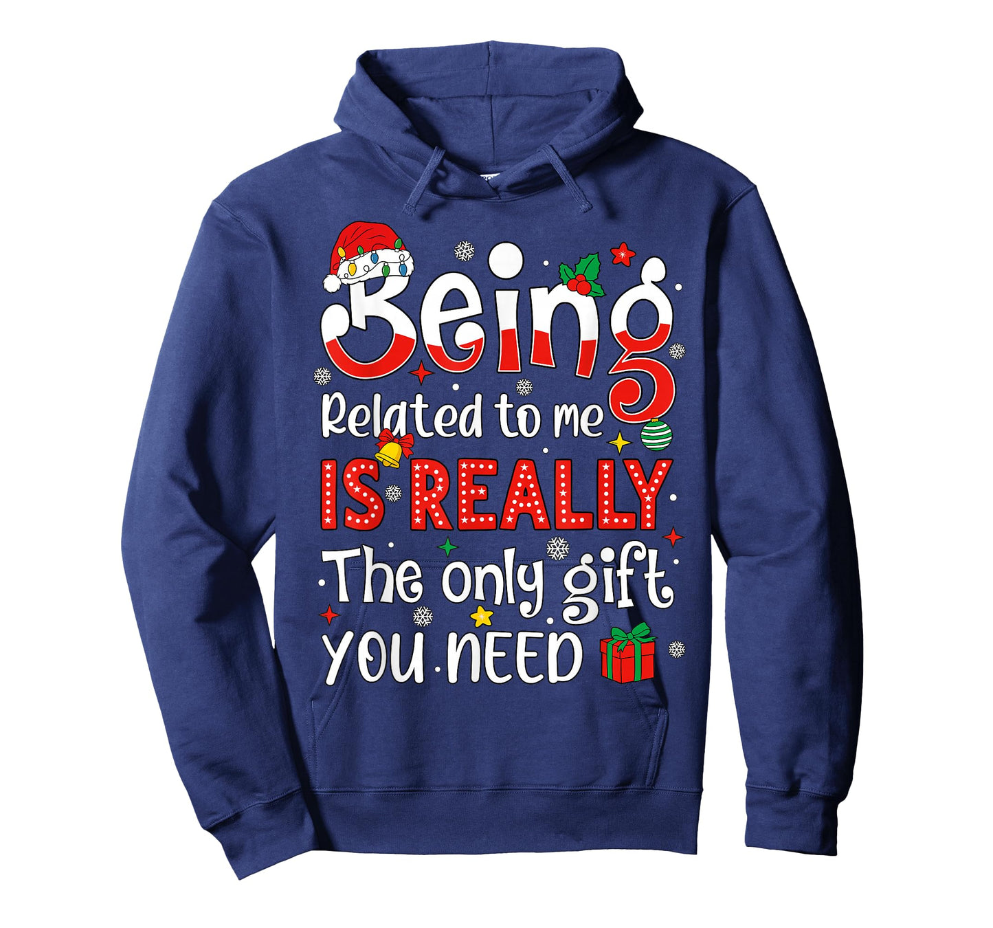Being Related to Me Funny Family Christmas 2025 Matching T-Shirt