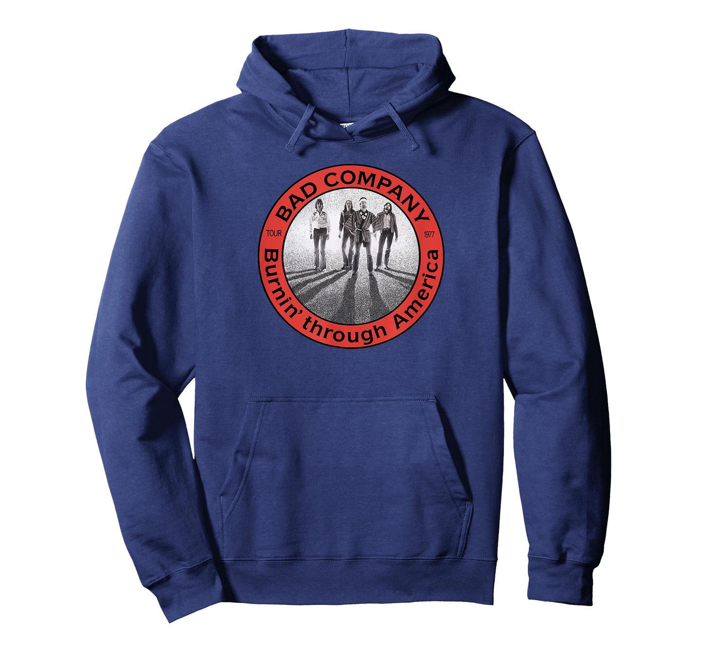 Bad Company Burnin' Through America Tour 1977 T-Shirt