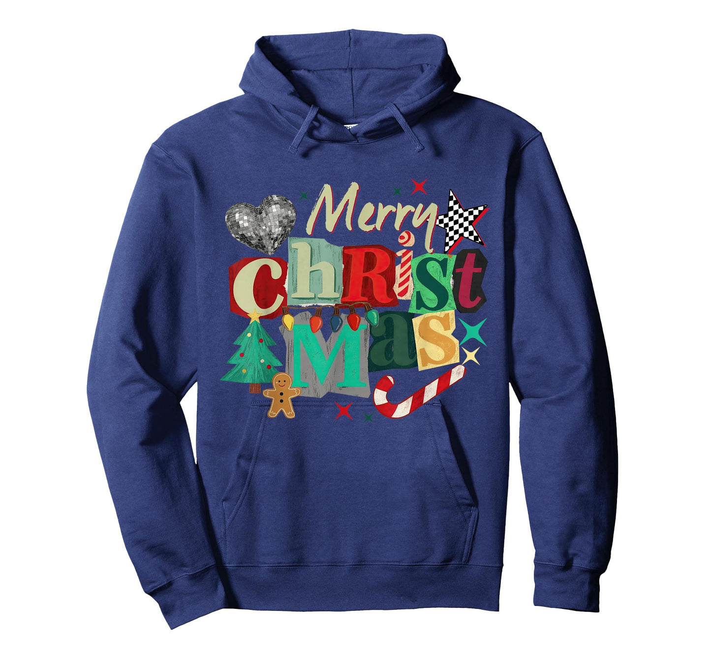 Merry Christmas Tree Gingerbread Man Candy Cane Xmas Holiday T-Shirt