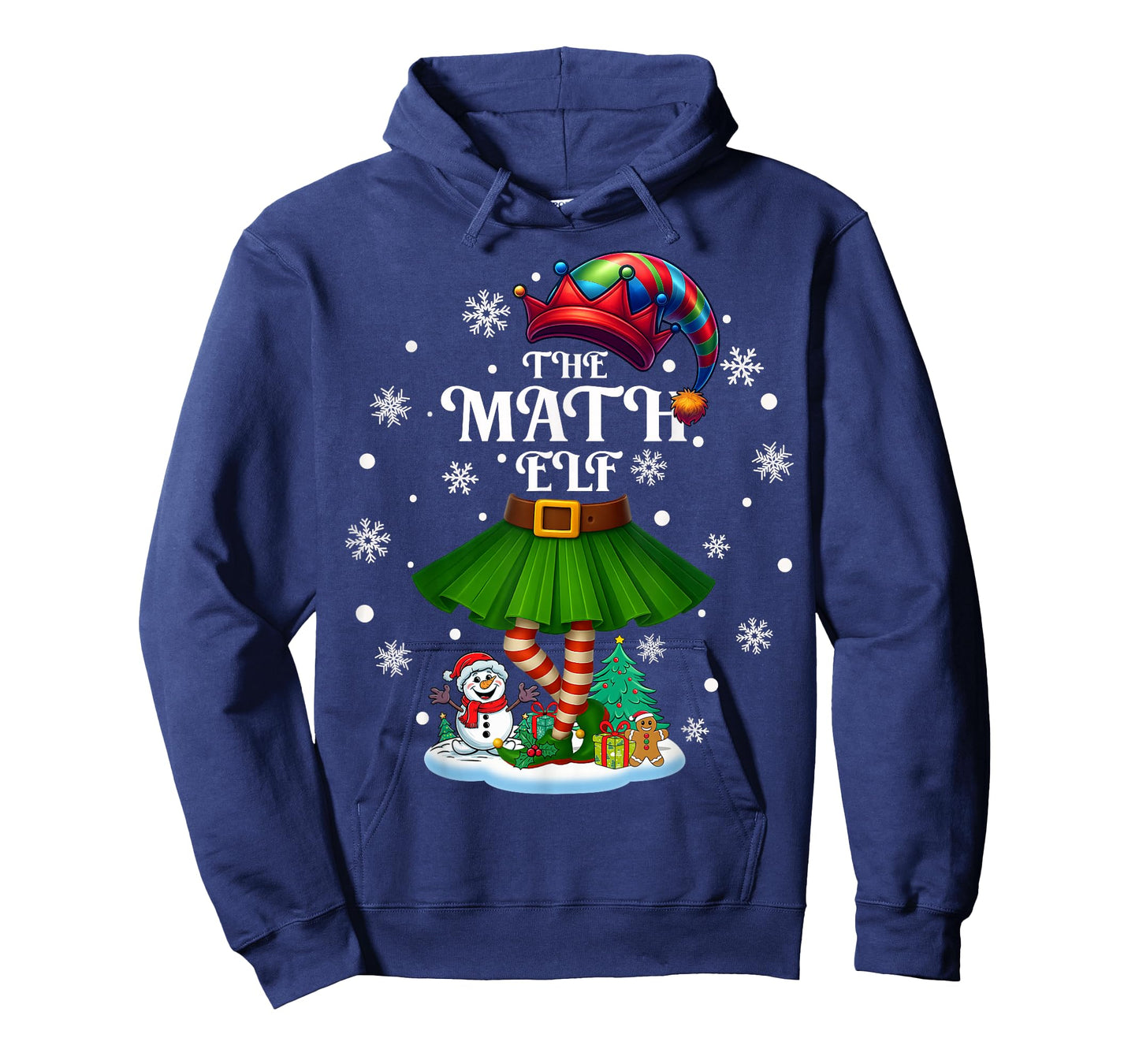 Math Elf Squad Xmas Women Girls Mom Christmas Family T-Shirt