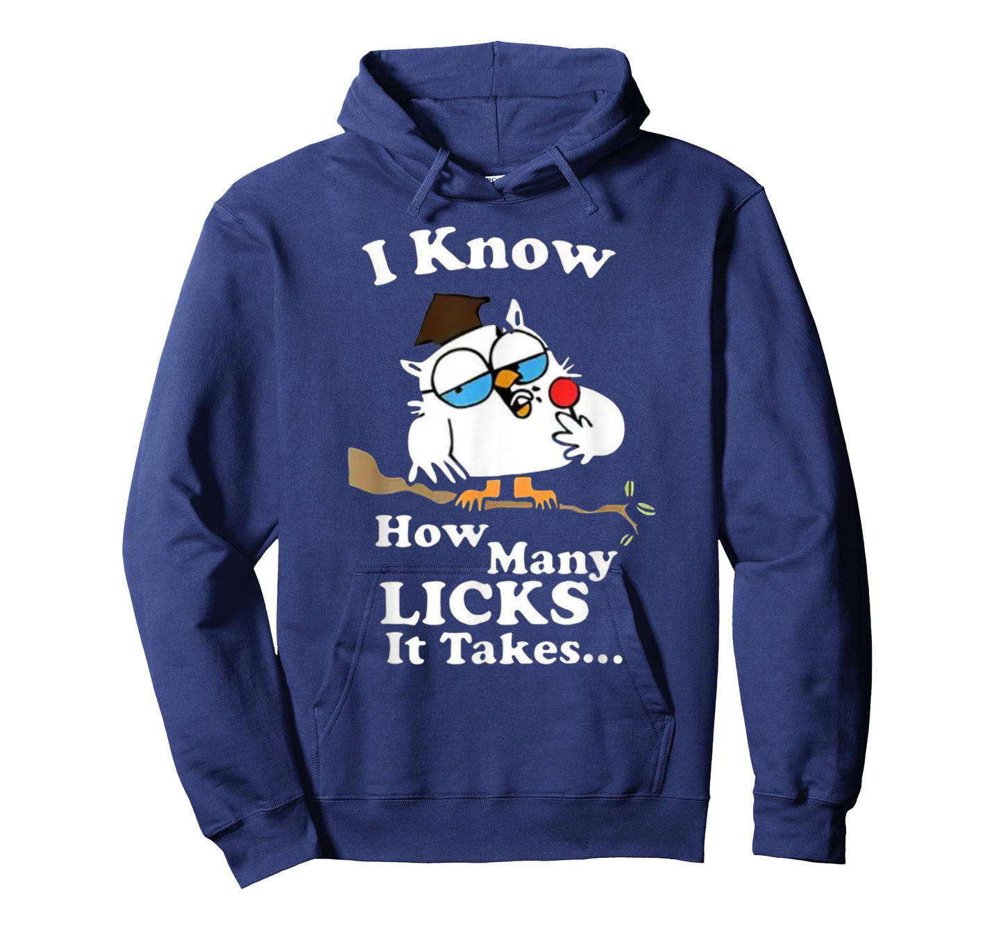 I Know How Many Licks It Takes โ Lollipop Joke Owl Graphic T-Shirt