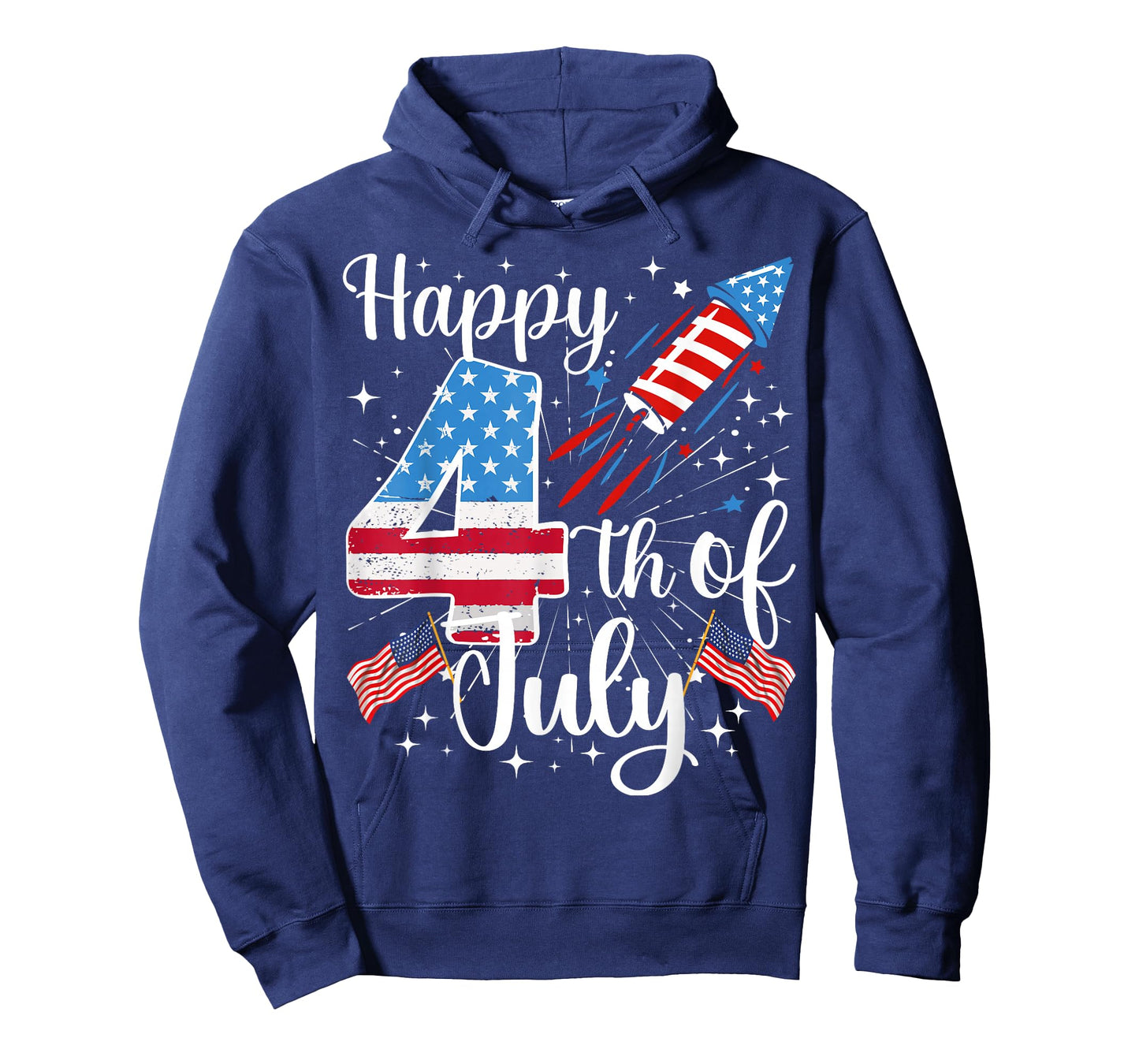 Happy 4th of July US Flag 4th of July Fireworks Women Men T-Shirt