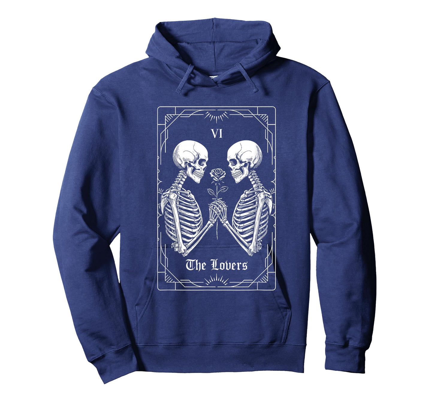 The Lovers - Spooky Halloween Tarot Card Skeleton Goth T-Shirt