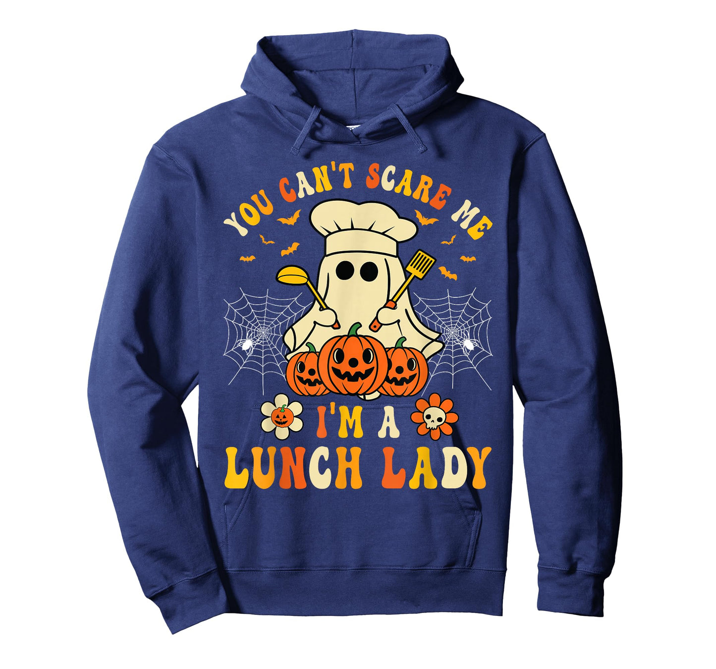 You Can't Scare Me I'm A School Lunch Lady Halloween T-Shirt