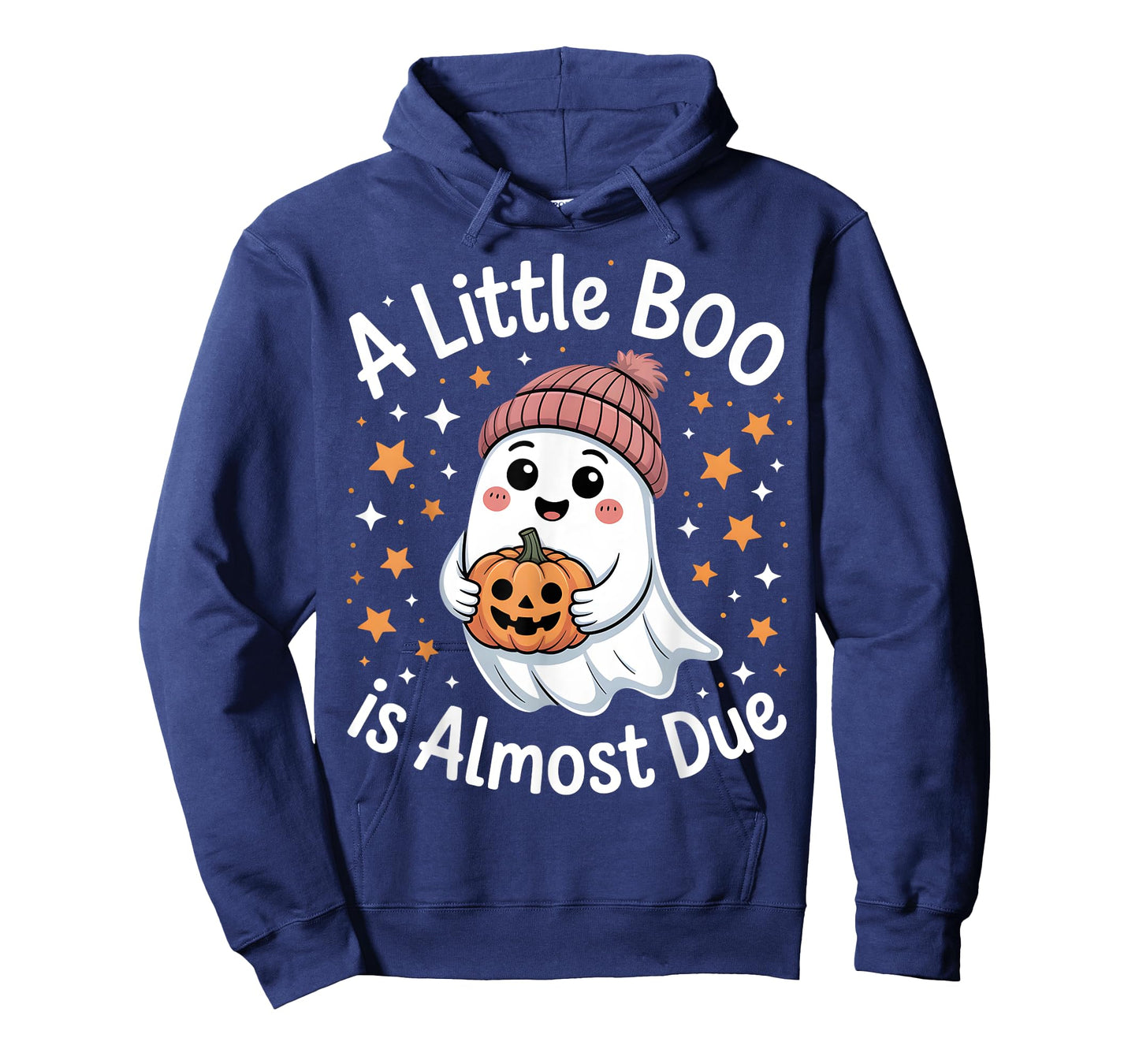 A Little Boo is Almost Due Ghost Pumpkin Reveal T-Shirt