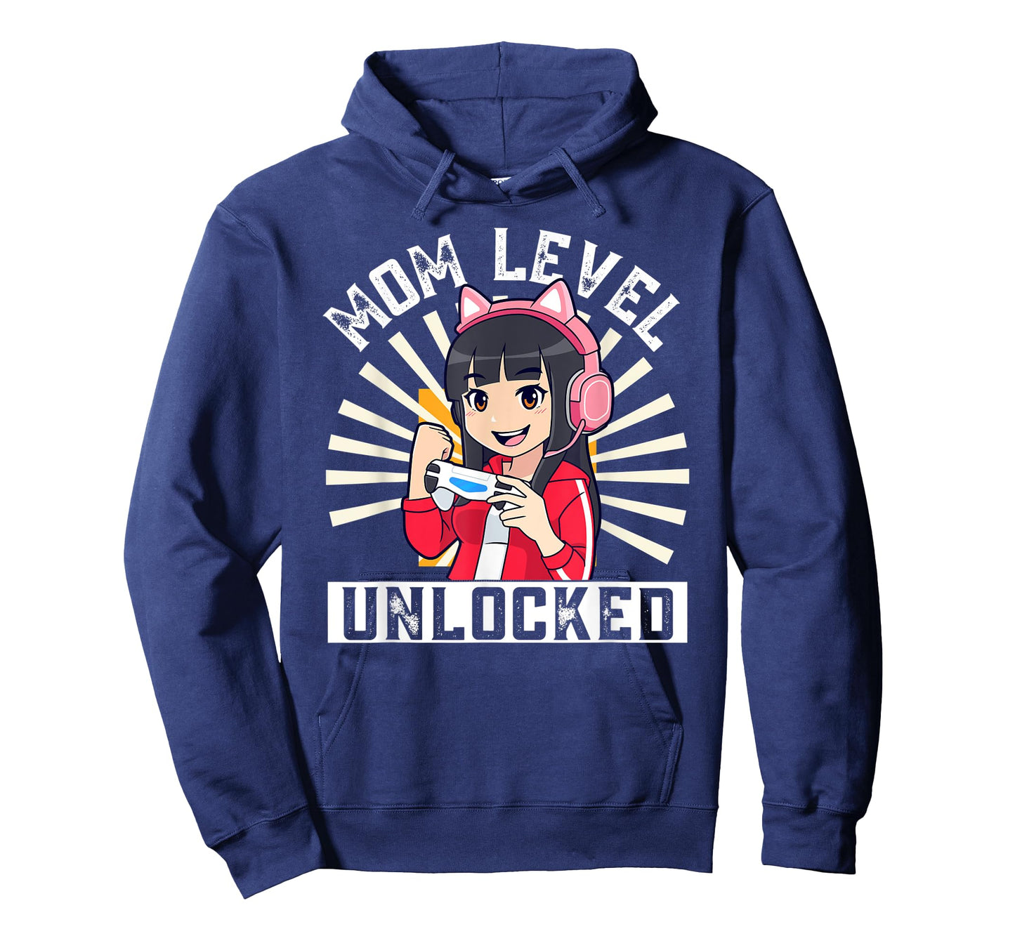 Mom Level Unlocked Gamer Pregnancy Anime Mother's Day Lover T-Shirt