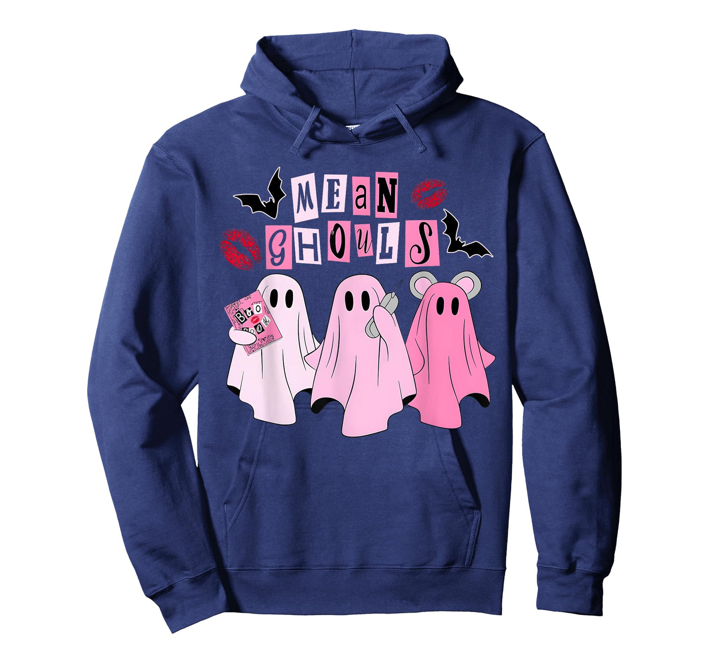 Cute Ghost Mean Ghouls Halloween Costume Spooky Season Girls T-Shirt