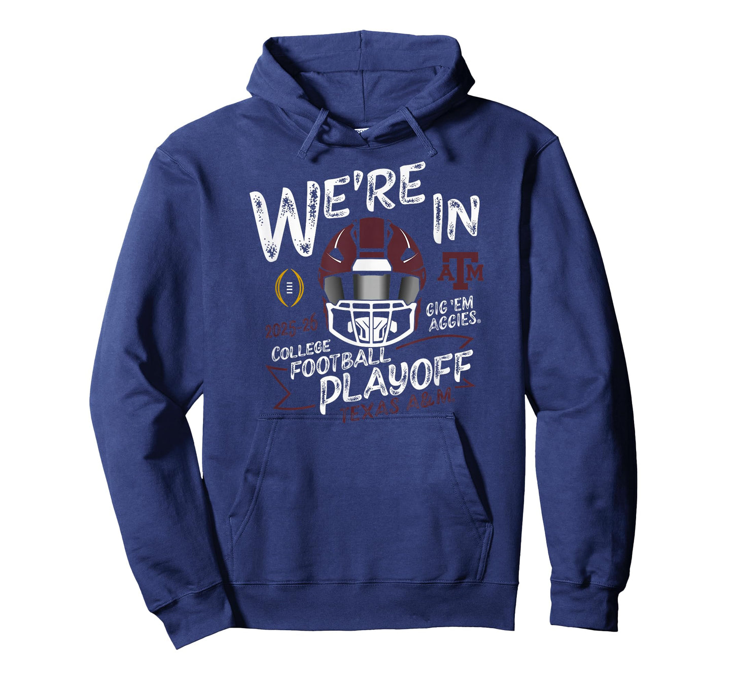 Texas A&M Aggies CFP College Football Playoff 2025-26 Black T-Shirt