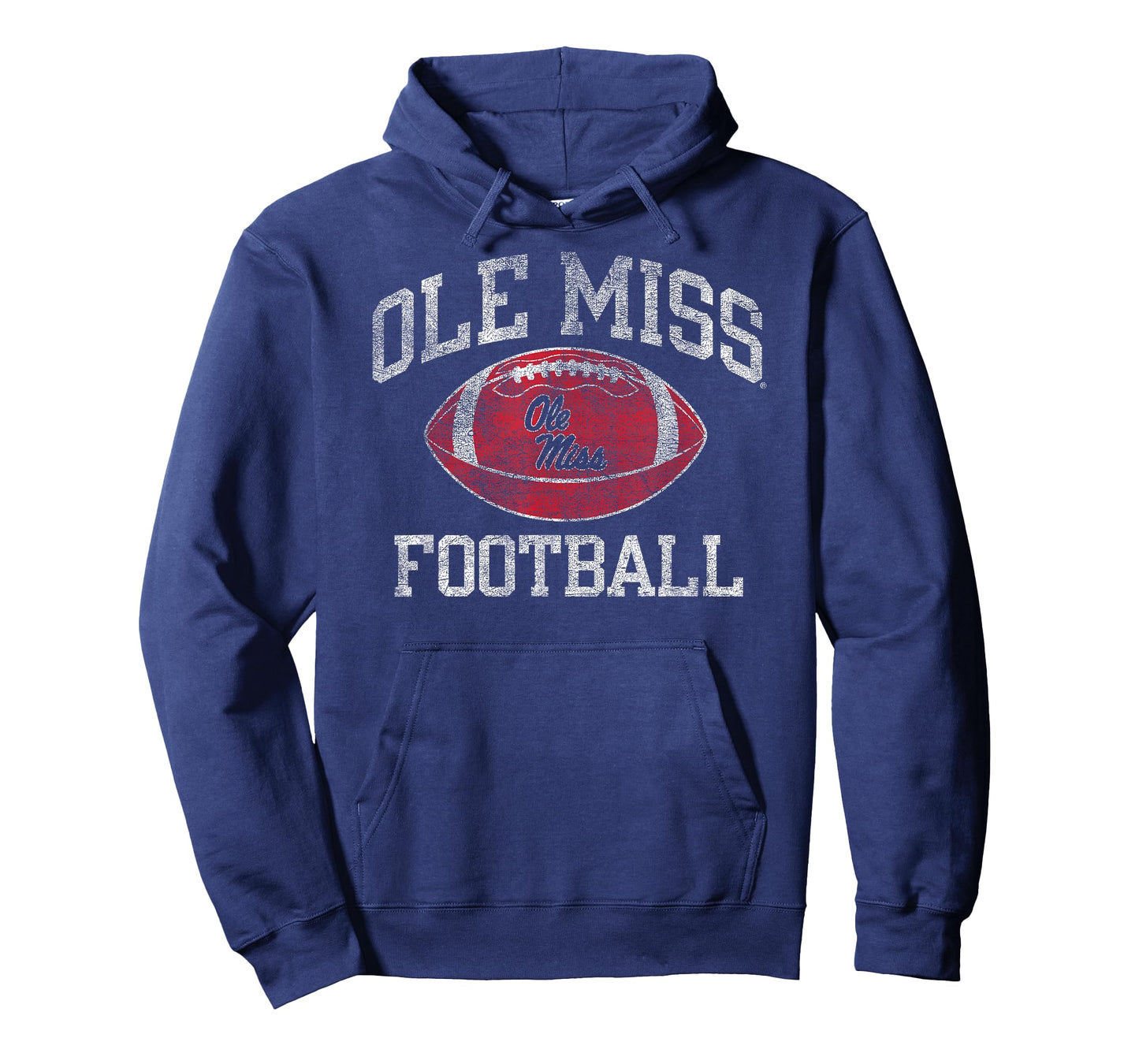 Mississippi Ole Miss Rebels Football Intensity Navy T-Shirt