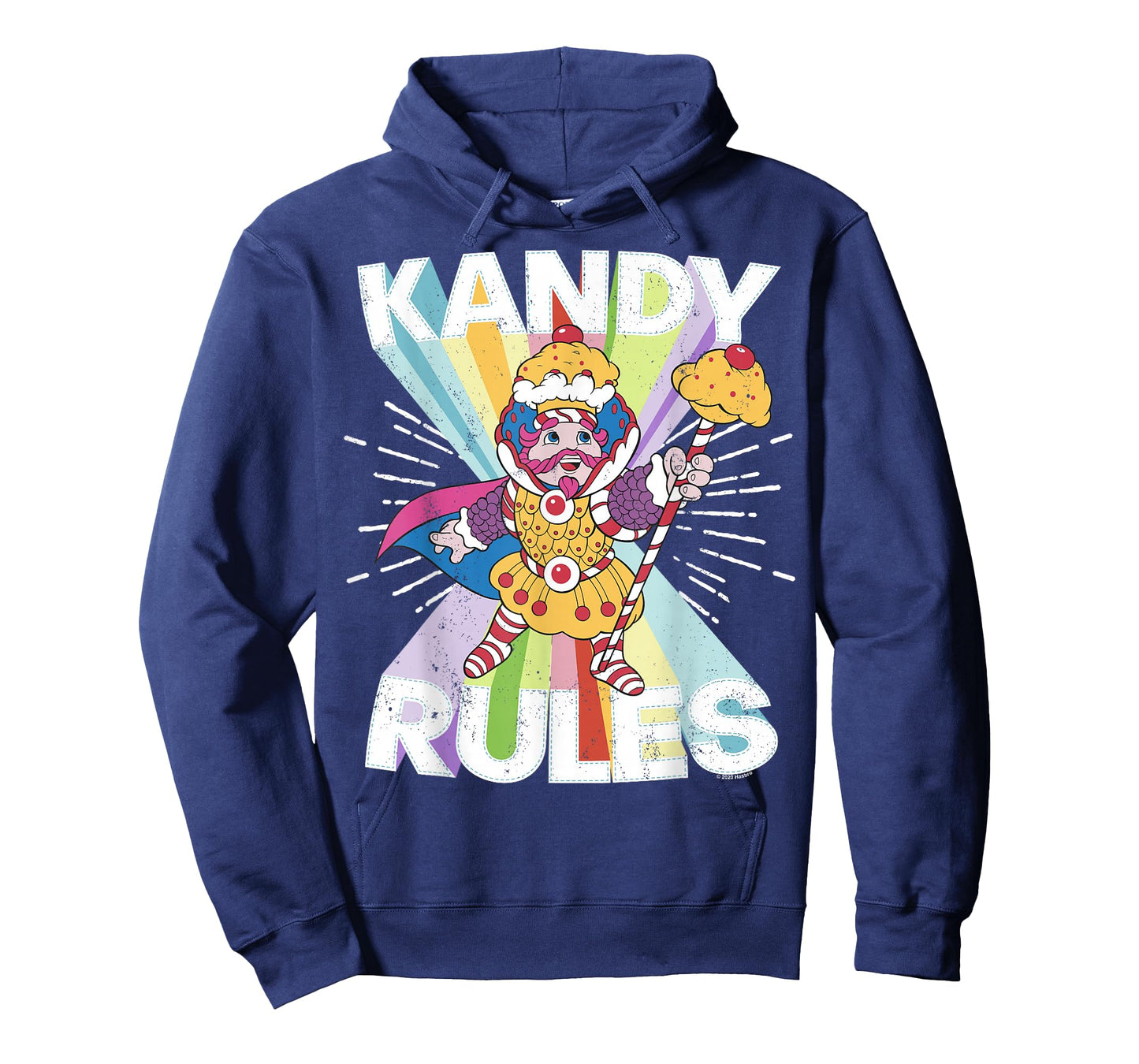 Candy Land Kandy Rules Rainbow King Kandy Vintage T-Shirt