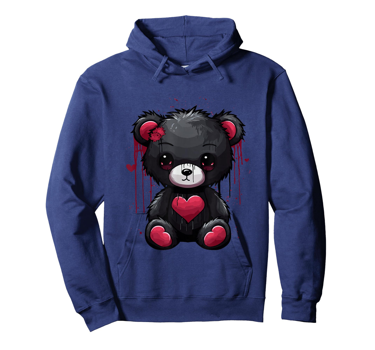 Emo Teddy Bear Goth Bear Creepy Teddy Bear T-Shirt
