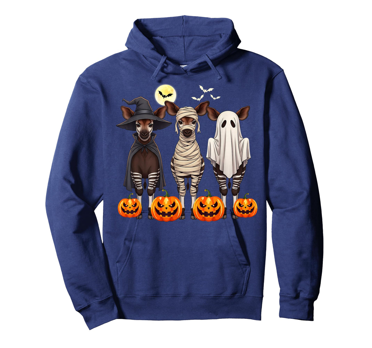 Okapis Boo Mummy Witch Halloween Costume okapis Pumpkin T-Shirt