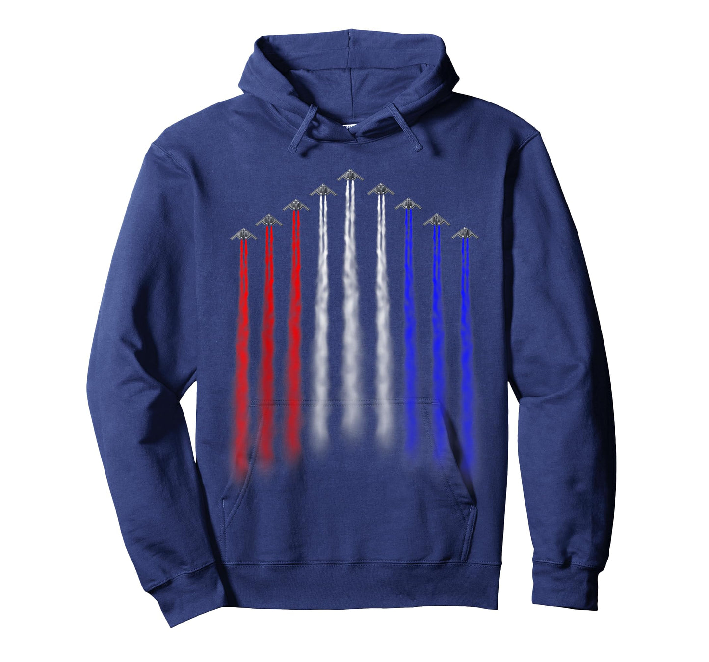 American Independence Bomber Jet Patriotic 4th of July Tee T-Shirt