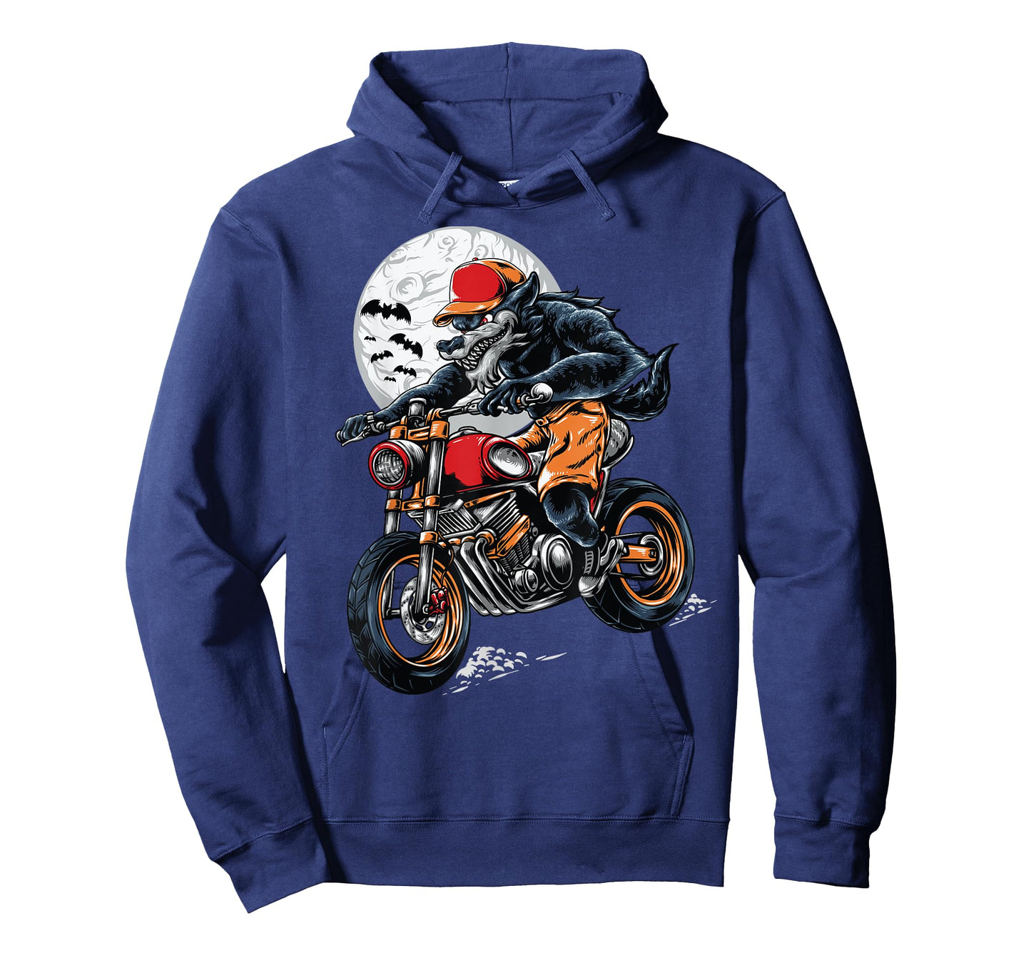 werewolf biker gift for lovers Motorcycle costume T-Shirt