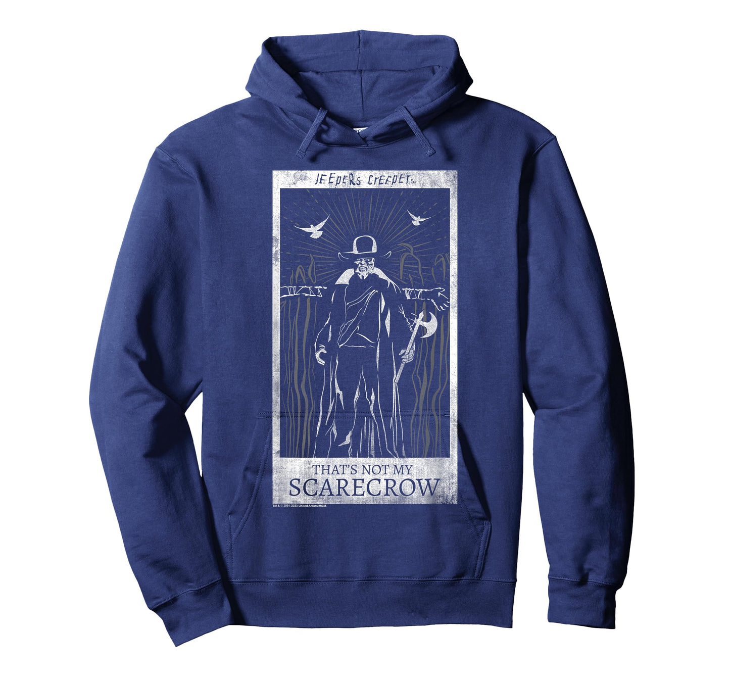Jeepers Creepers Halloween Not My Scarecrow Retro Tarot Card T-Shirt