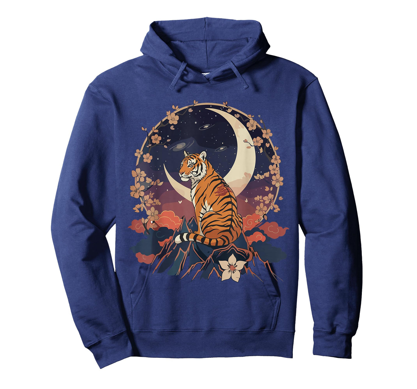Kawaii Tiger Moon Japanese Anime T Shirts Men Women Kids T-Shirt