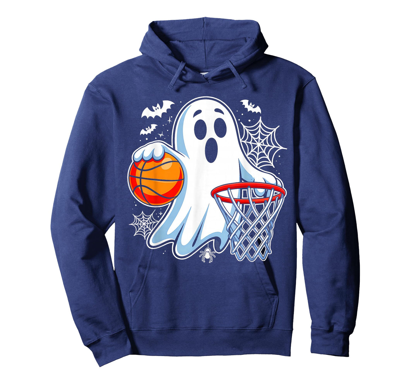 Boo Ghost Playing Basketball Halloween Basketball Costume T-Shirt