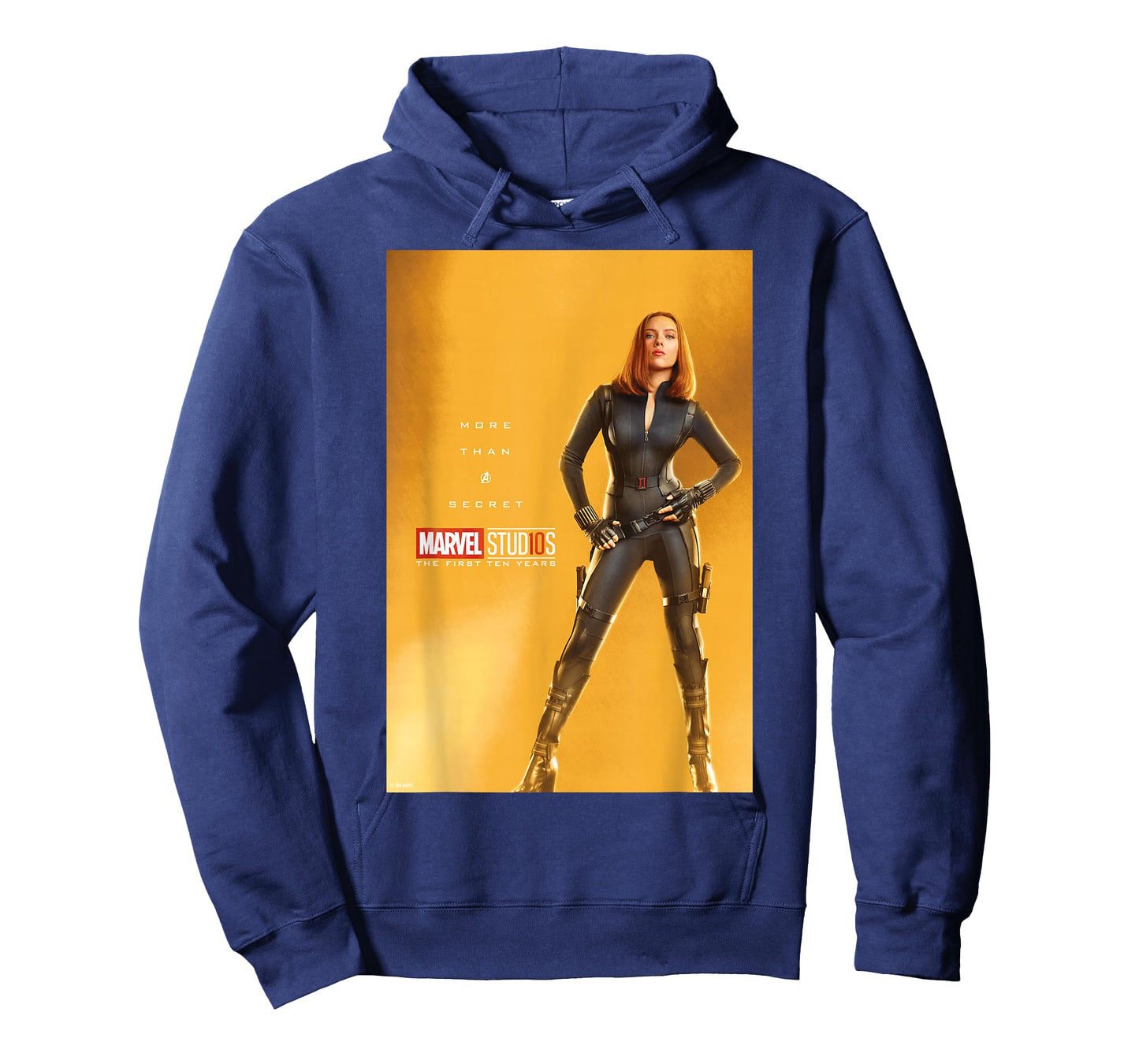 Marvel Studios 10 Years Black Widow Poster Graphic T-Shirt