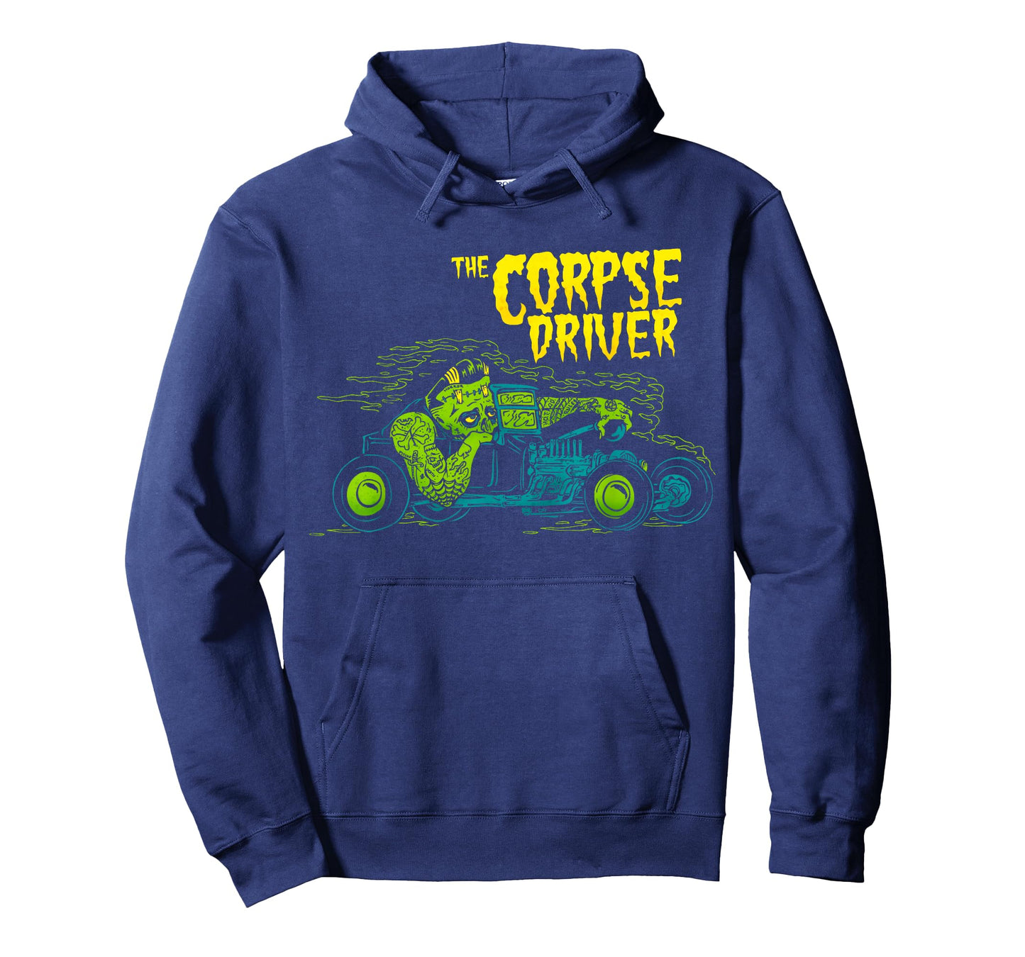 Horror Art - Corpse Driver Frankenstein Gasser Lowbrow Art T-Shirt
