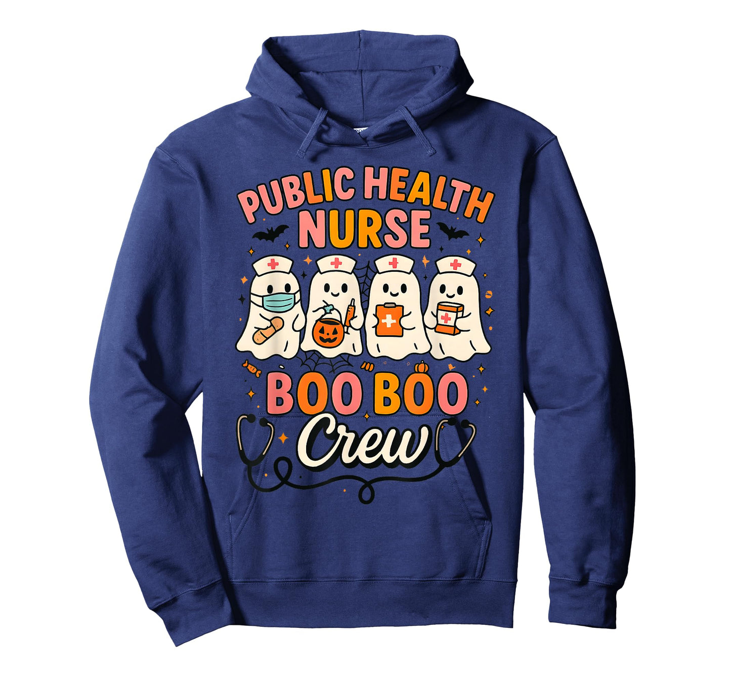 Public Health Nurse Boo Boo Crew Halloween Ghost T-Shirt