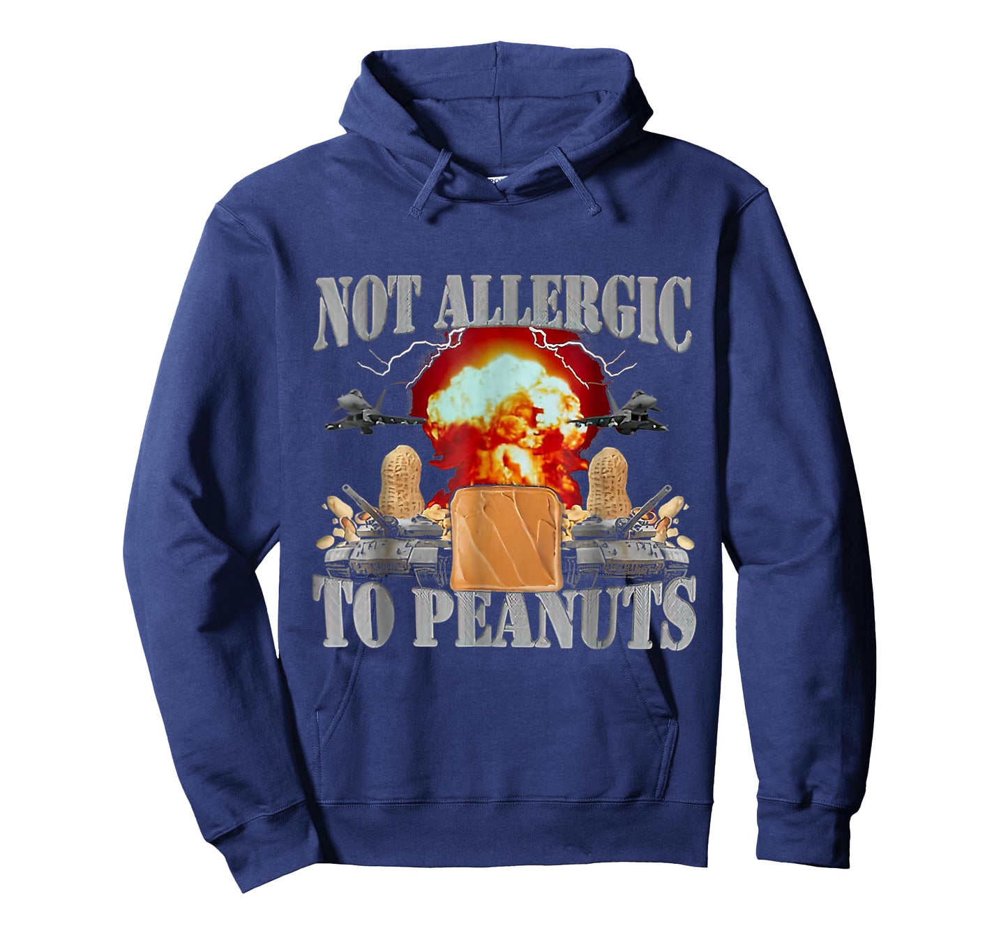 Funny Weird Meme Not Allergic to Peanut Cursed Peanut Butter T-Shirt