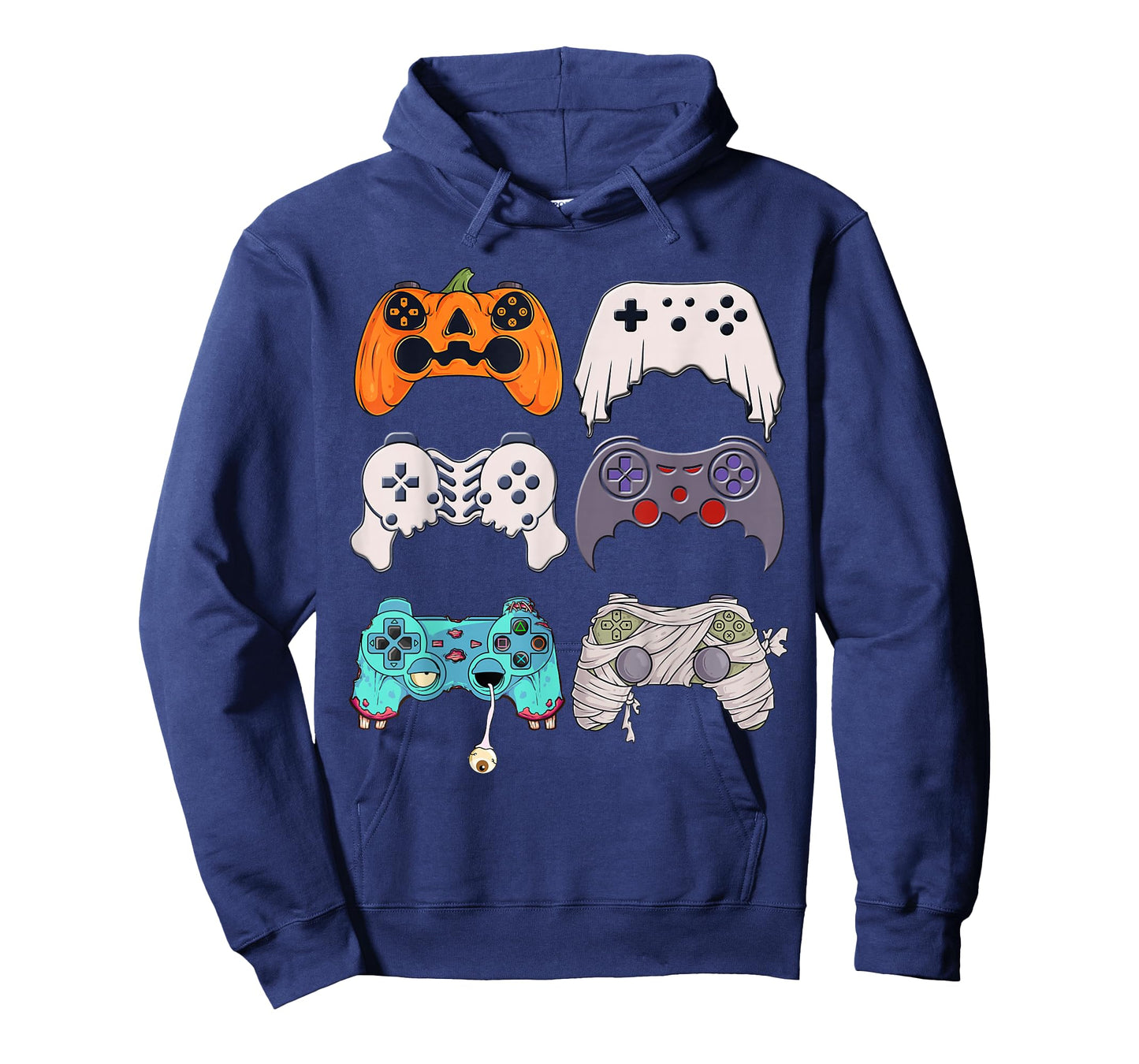 Halloween Skeleton Zombie Gaming Controllers Mummy Boys Kids T-Shirt