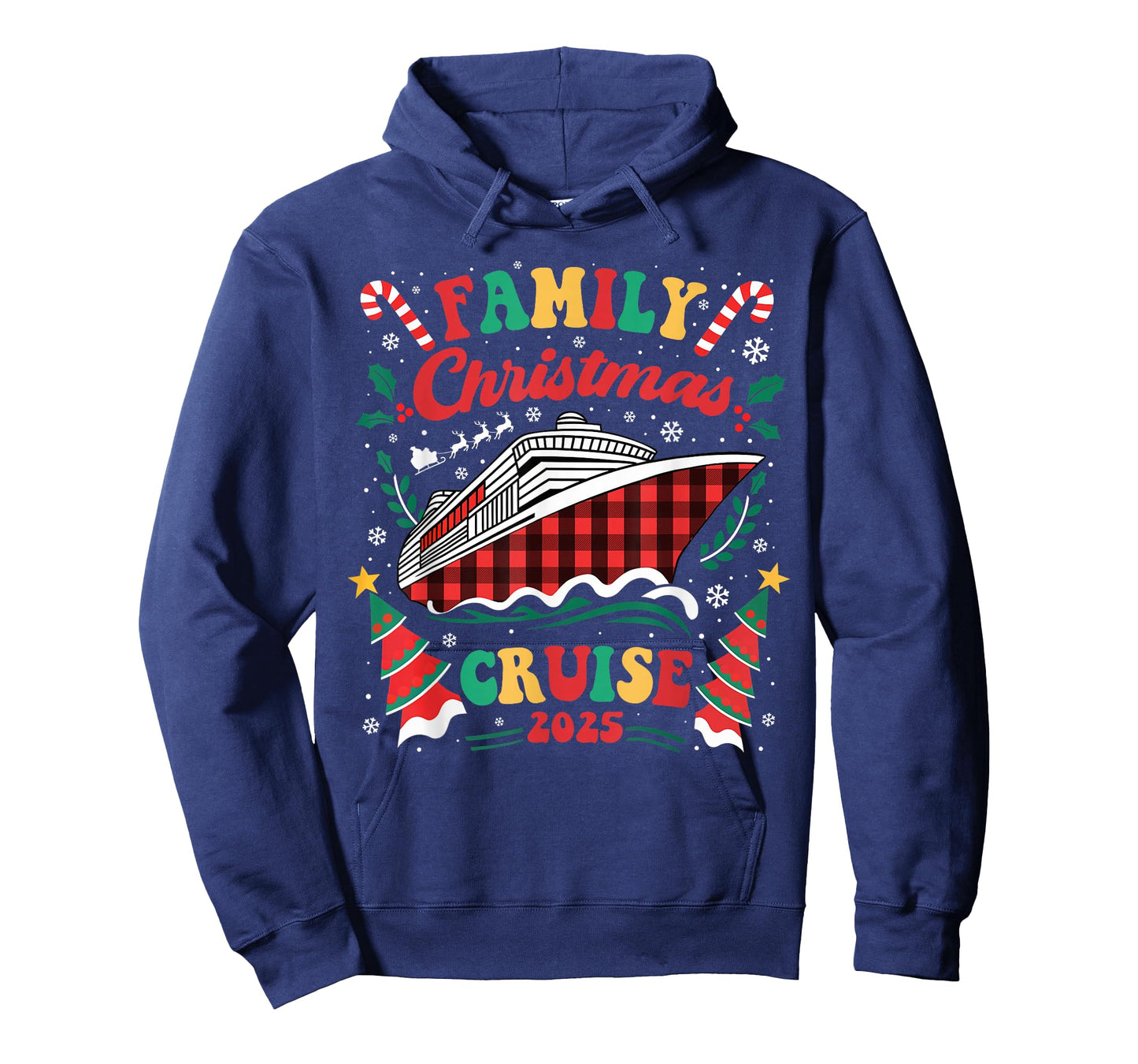 Family Christmas Cruise 2025 Family Matching Merry Christmas T-Shirt