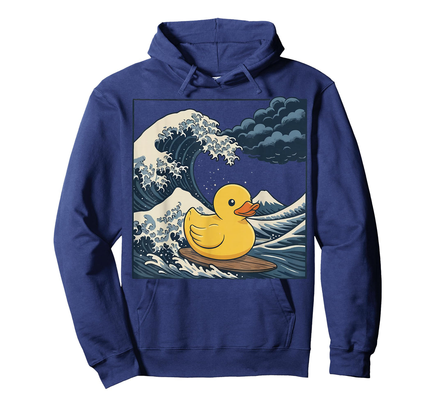 Rubber Duck Surfing Japanese Great Wave T-Shirt
