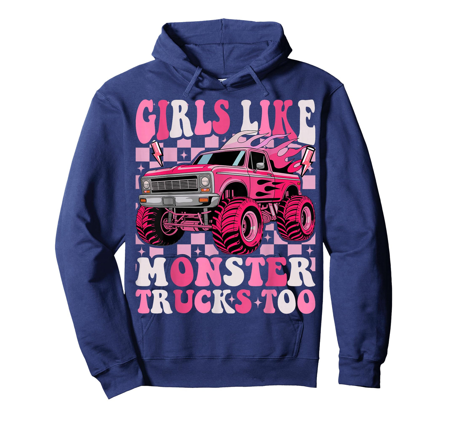 Girls Like Monster Trucks Too Toddler Girls Monster Truck T-Shirt
