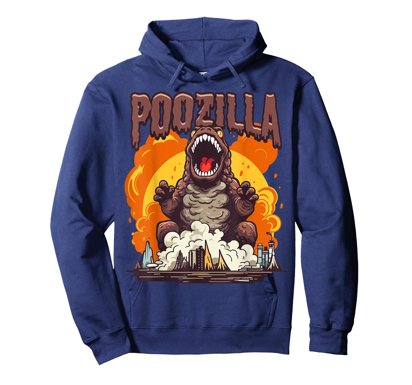 Poozilla Explosive Monstrous Diarrhea Poop Meme Funny T-Shirt