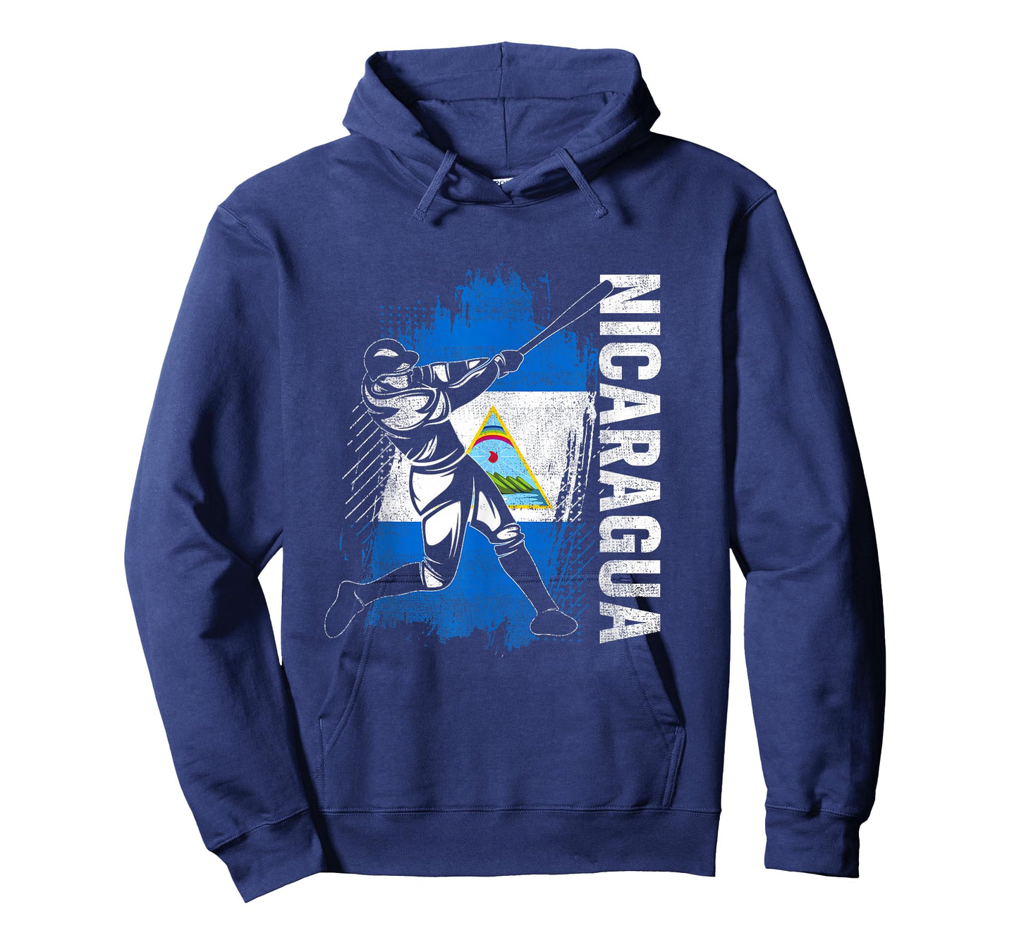 Nicaraguan Baseball Player Nicaragua Flag Baseball Fans T-Shirt