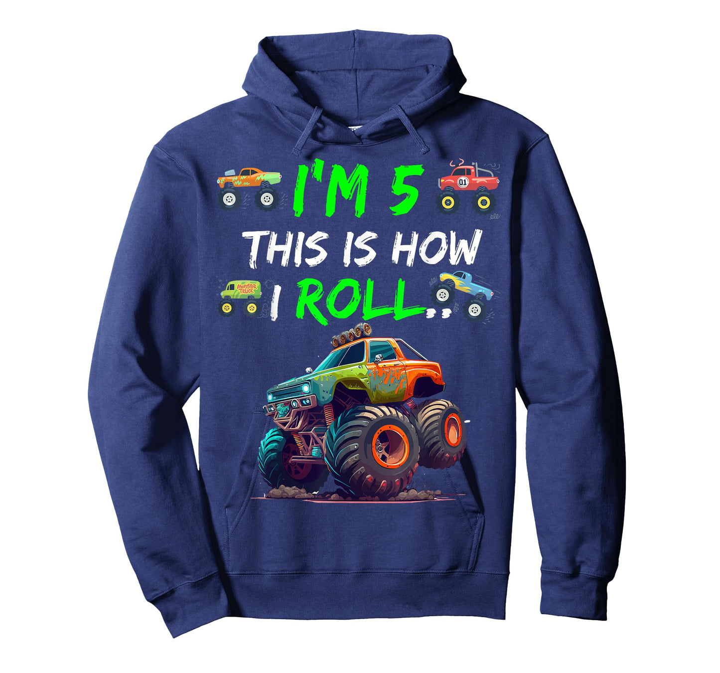 I'm 5 This is How I Roll on My 5 Year Old T-Shirt